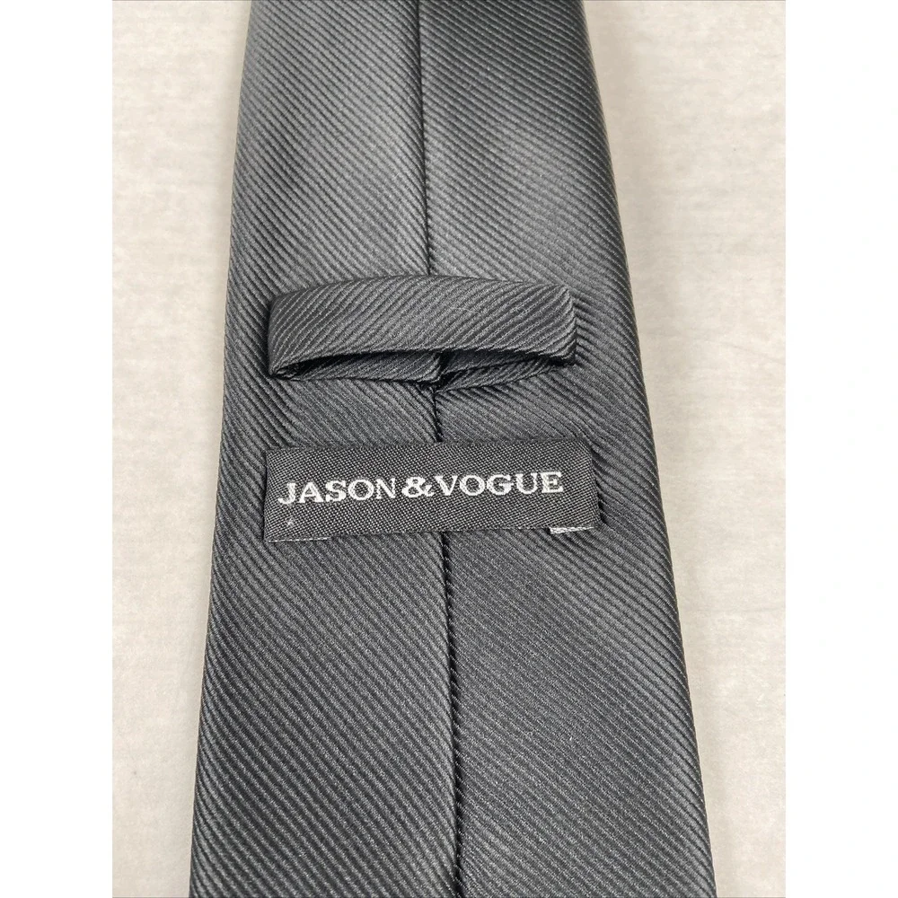 Jason & Vogue Men's Tie, Black